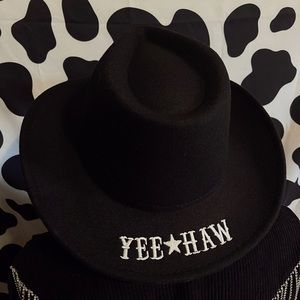 Black Felt Hat